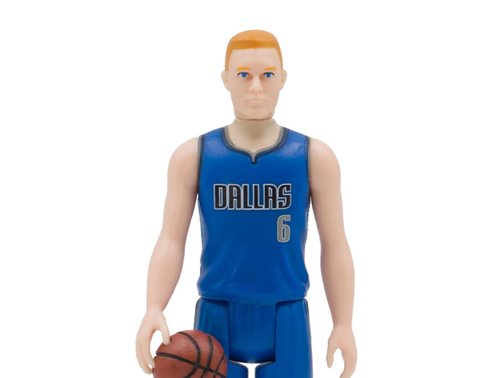 NBA Basketball Superstars ReAction Kristaps Porzingis (Dallas Mavericks) Figure Gallery Image 1