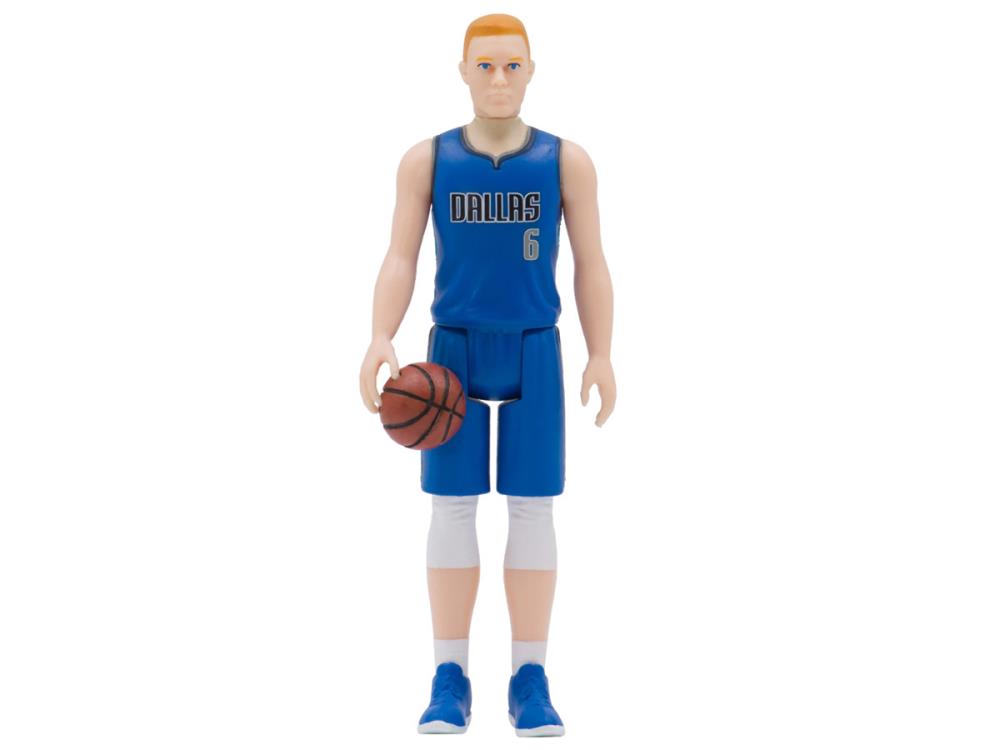 NBA Basketball Superstars ReAction Kristaps Porzingis (Dallas Mavericks) Figure Gallery Image 3