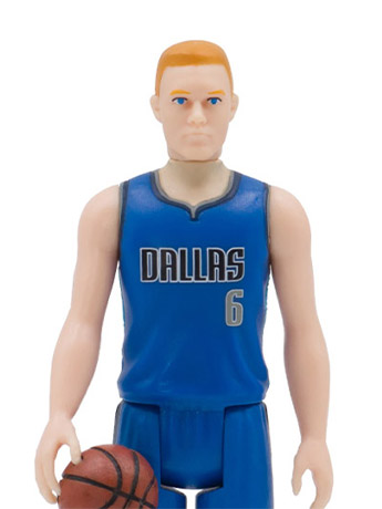 NBA Basketball Superstars ReAction Kristaps Porzingis (Dallas Mavericks) Figure Gallery Image 2