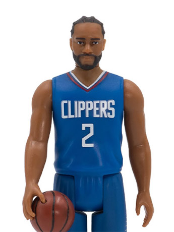 NBA Basketball Superstars ReAction Kawhi Leonard (Los Angeles Clippers) Figure Gallery Image 2