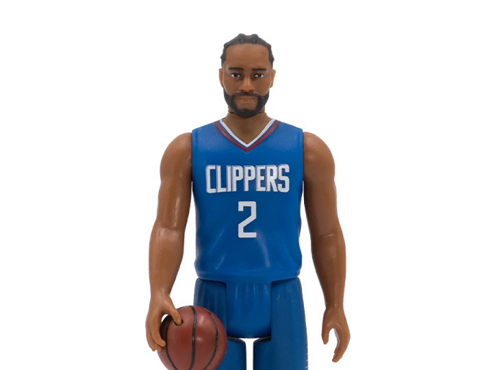 NBA Basketball Superstars ReAction Kawhi Leonard (Los Angeles Clippers) Figure Gallery Image 1