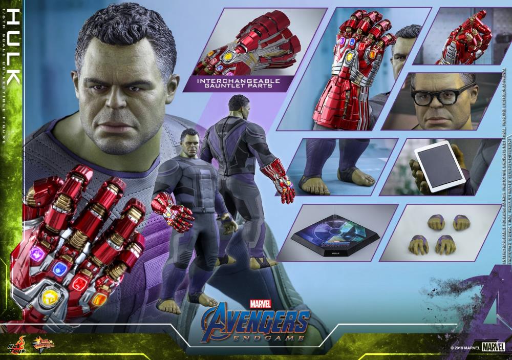 Avengers: Endgame MMS558 Hulk 1/6th Scale Collectible Figure Gallery Image 21