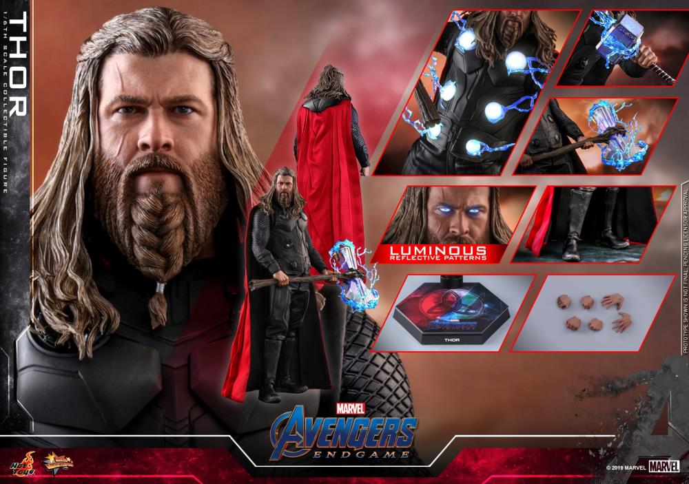 Avengers: Endgame MMS557 Thor 1/6th Scale Collectible Figure Gallery Image 15