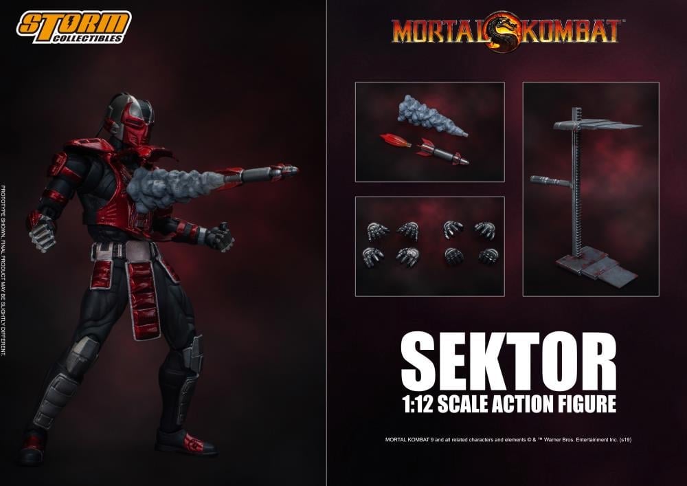 ストームコレクティブルズ　Mortal Kombat Sektor Mortal Kombat VS Series Sektor 1/12 Scale Figure