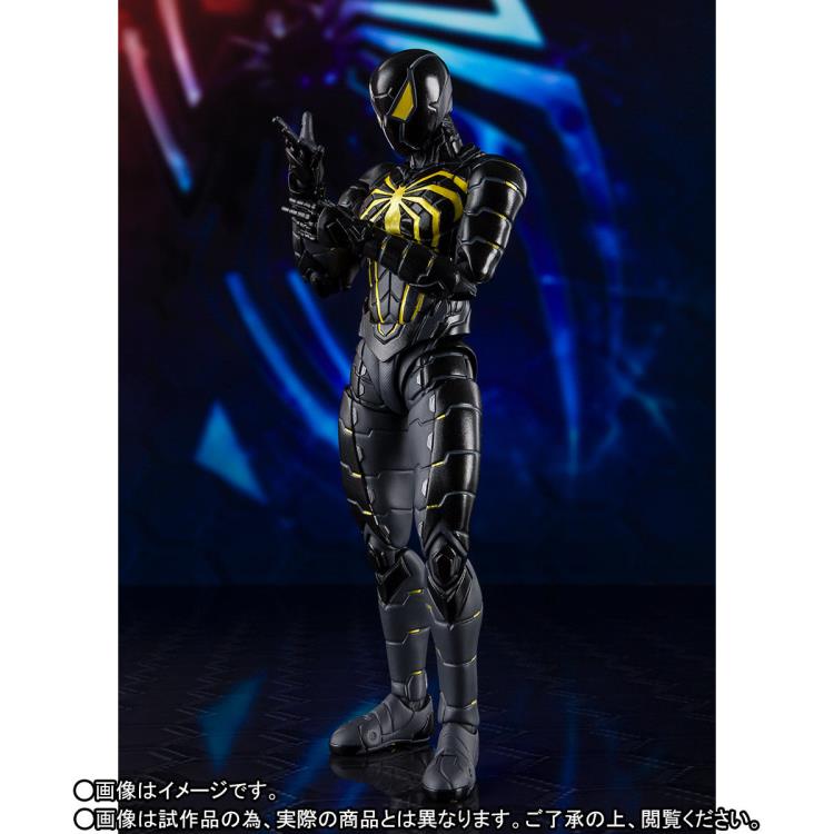 Spider-Man (2018 Video Game) S.H.Figuarts Spider-Man (Anti-Ock Suit) Exclusive Action Figure Gallery Image 5
