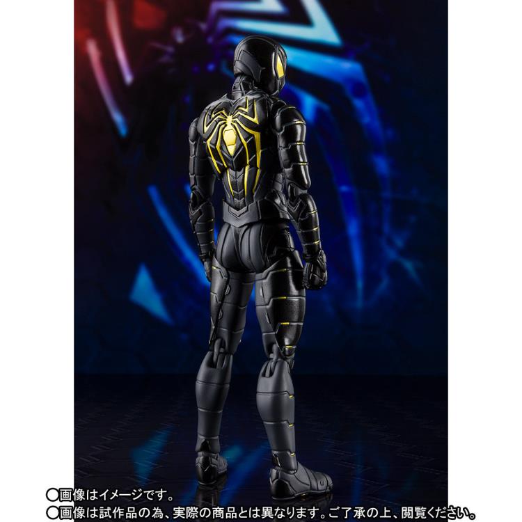 Spider-Man (2018 Video Game) S.H.Figuarts Spider-Man (Anti-Ock Suit) Exclusive Action Figure Gallery Image 4