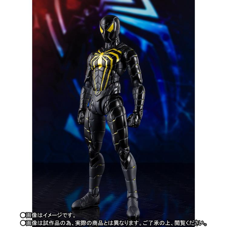 Spider-Man (2018 Video Game) S.H.Figuarts Spider-Man (Anti-Ock Suit) Exclusive Action Figure Gallery Image 3