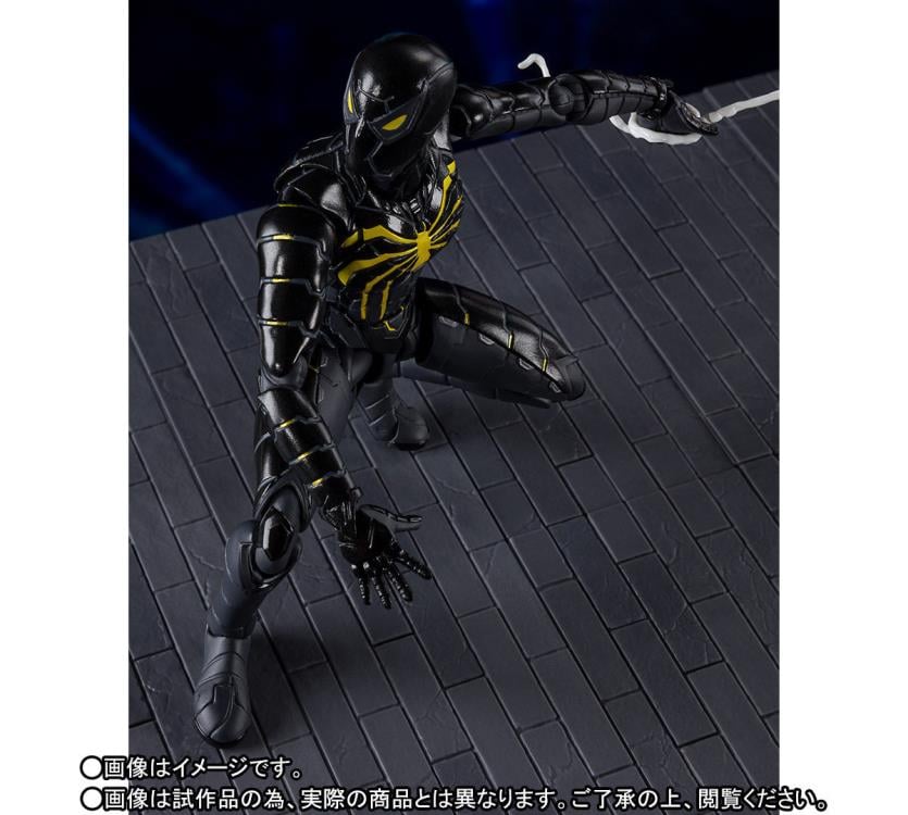 Spider-Man (2018 Video Game) S.H.Figuarts Spider-Man (Anti-Ock Suit) Exclusive Action Figure Gallery Image 7