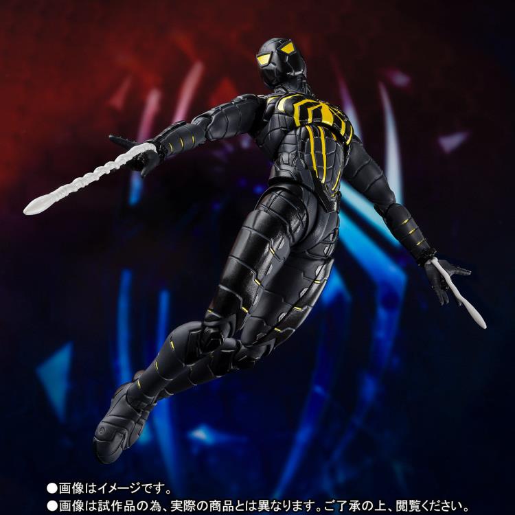 Spider-Man (2018 Video Game) S.H.Figuarts Spider-Man (Anti-Ock Suit) Exclusive Action Figure Gallery Image 10