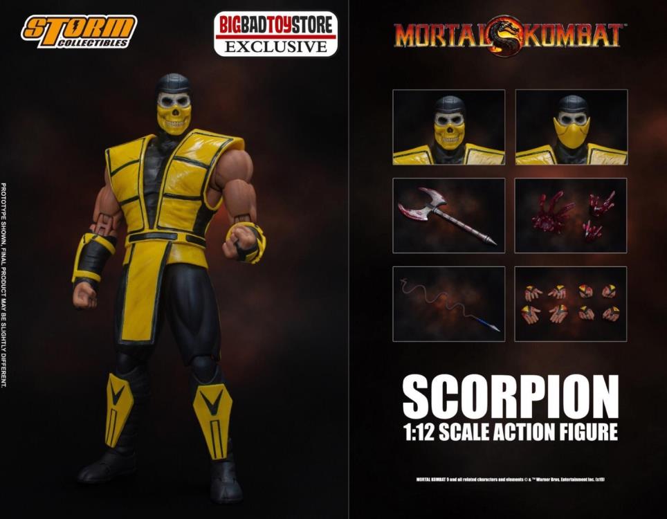 Mortal Kombat 3 VS Series Scorpion 1/12 Scale BBTS Exclusive Figure Gallery Image 3