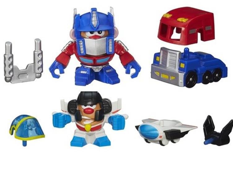 Transformers Rescue Bots Mr. Potato Head Mixable Mashups - Set of 2 (Optimus Prime & Starscream) Gallery Image 1