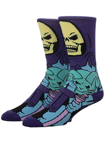 Masters of the Universe Skeletor Crew Socks