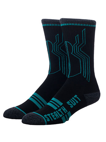 Marvel Spider-Man Stealth Suit Crew Socks Gallery Image 2