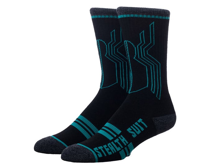 Marvel Spider-Man Stealth Suit Crew Socks Gallery Image 1