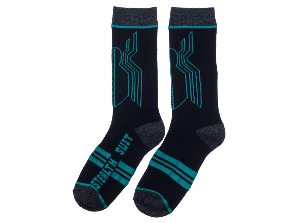 Marvel Spider-Man Stealth Suit Crew Socks Gallery Image 3
