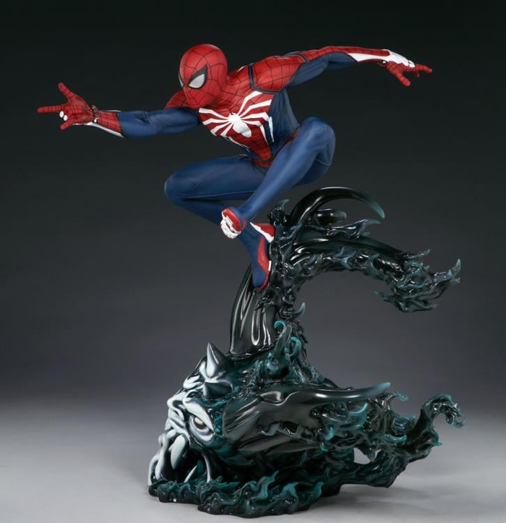 Spider-Man (2018 Video Game) Spider-Man (Advanced Suit) 1/3 Scale Collector Edition Statue Gallery Image 5
