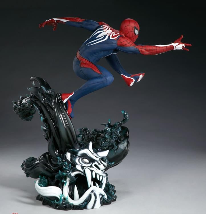 Spider-Man (2018 Video Game) Spider-Man (Advanced Suit) 1/3 Scale Collector Edition Statue Gallery Image 4