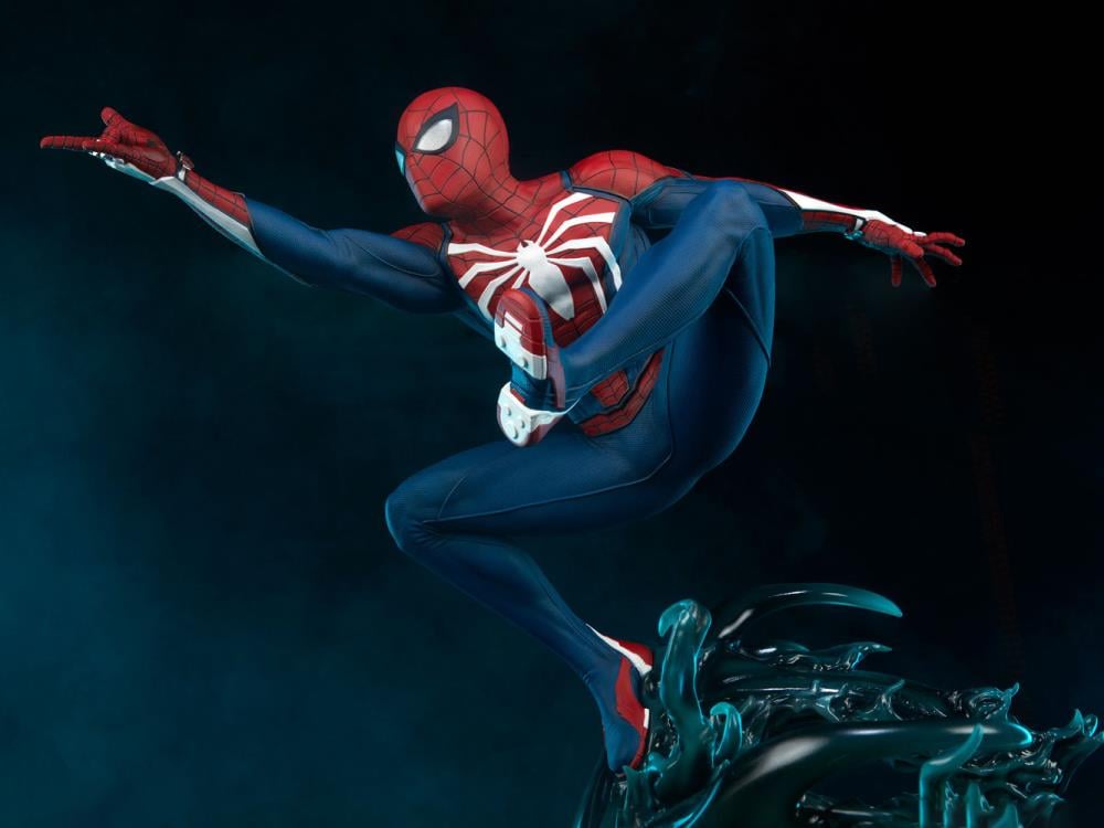 Spider-Man (2018 Video Game) Spider-Man (Advanced Suit) 1/3 Scale Collector Edition Statue Gallery Image 7