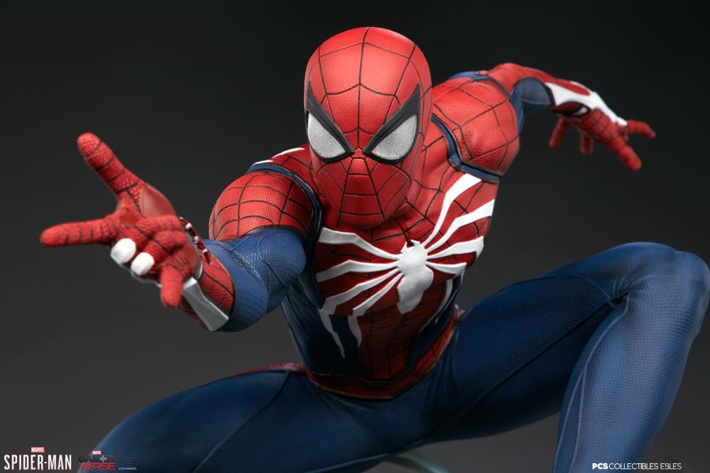 Spider-Man (2018 Video Game) Spider-Man (Advanced Suit) 1/3 Scale Collector Edition Statue Gallery Image 8
