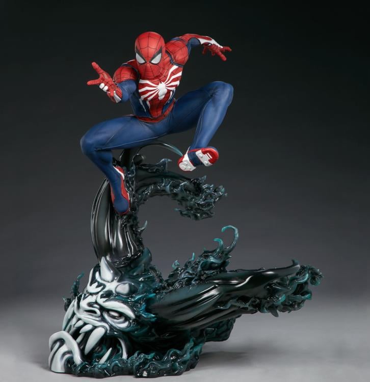 Spider-Man (2018 Video Game) Spider-Man (Advanced Suit) 1/3 Scale Collector Edition Statue Gallery Image 3