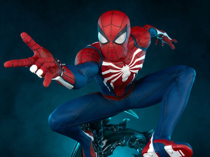 Spider-Man (2018 Video Game) Spider-Man (Advanced Suit) 1/3 Scale Collector Edition Statue Gallery Image 1