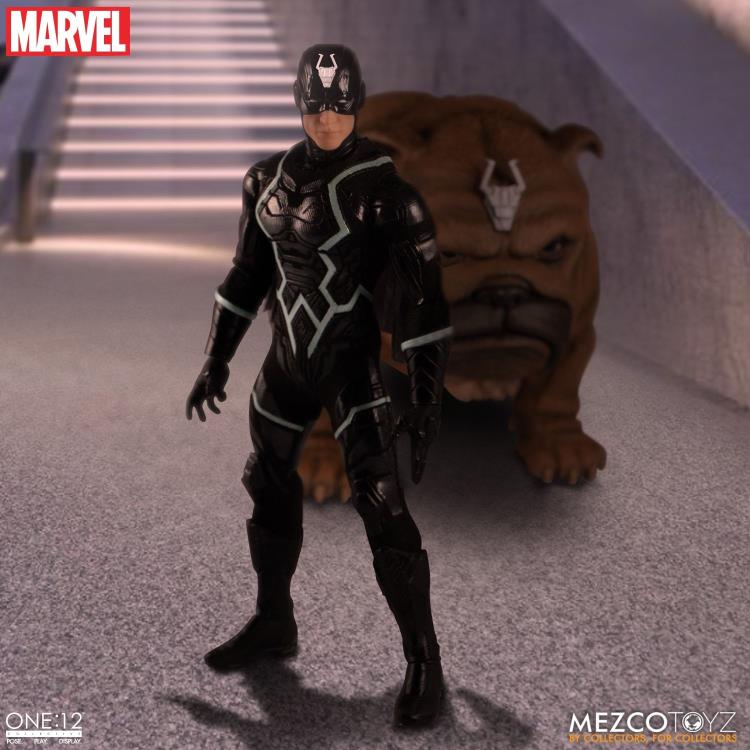 メズコ ワン12 ブラックボルト & ロックジョー Marvel One:12 Collective Black Bolt & Lockjaw Two-Pack