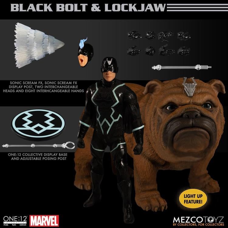 Marvel One:12 Collective Black Bolt & Lockjaw Two-Pack
