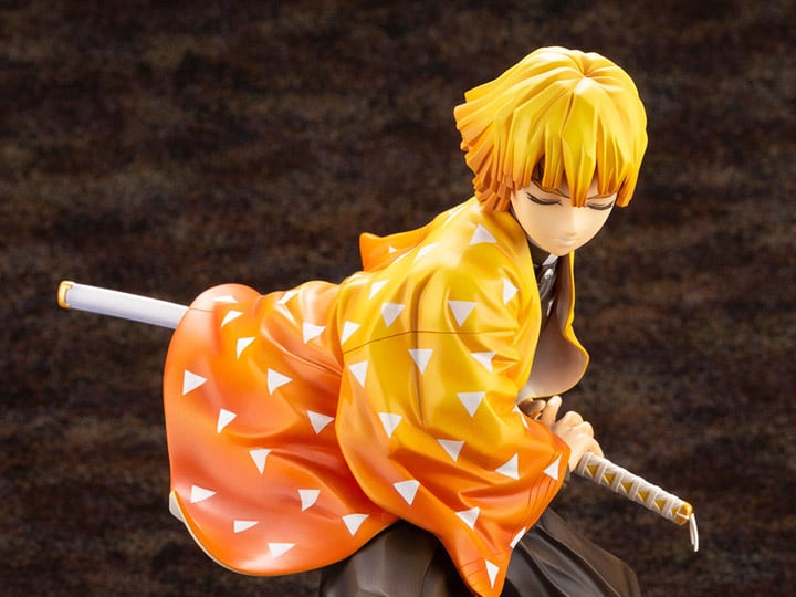 Demon Slayer: Kimetsu no Yaiba ArtFX J Zenitsu Agatsuma Figure Gallery Image 1