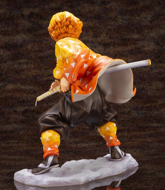 Demon Slayer: Kimetsu no Yaiba ArtFX J Zenitsu Agatsuma Figure Gallery Image 6