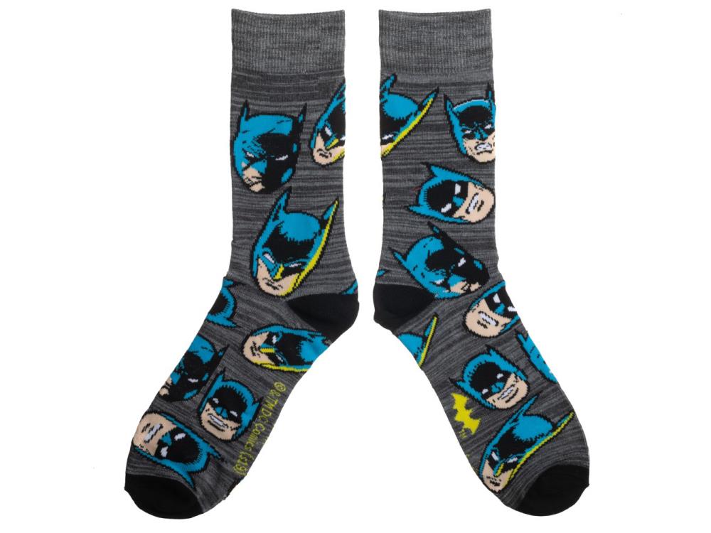 DC Comics Batmobile Crew Socks Three-Pack Gallery Image 9
