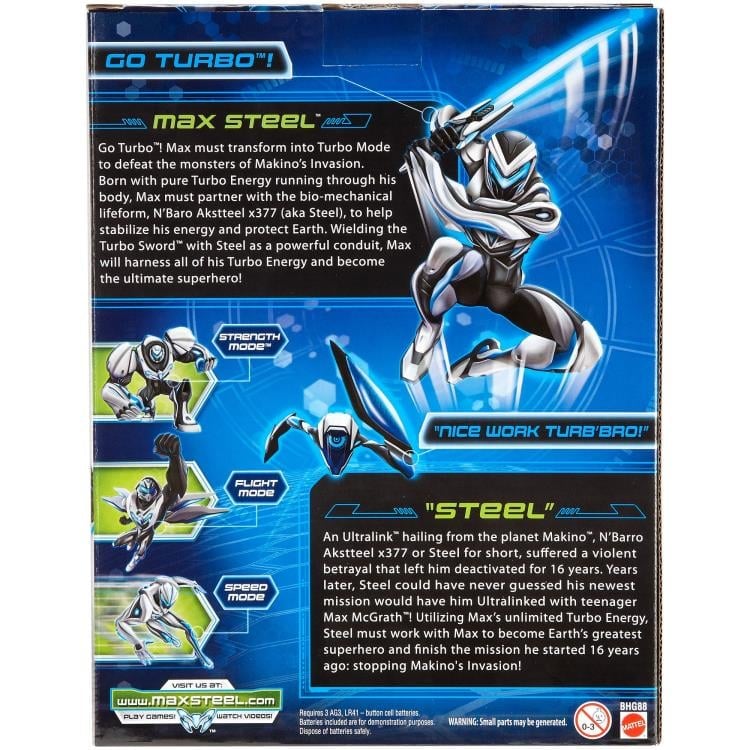 Max Steel Turbo Charged Max Steel With Weaponized Steel SDCC 2014 Exclusive Gallery Image 8