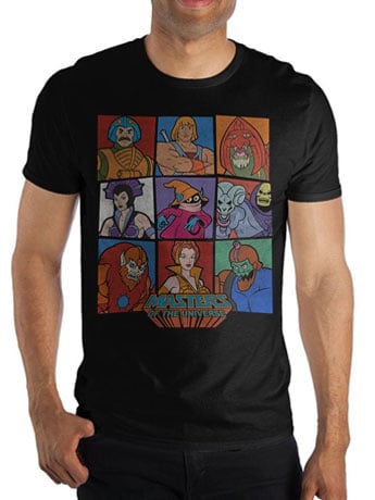 Masters of the Universe Group Grid T-Shirt