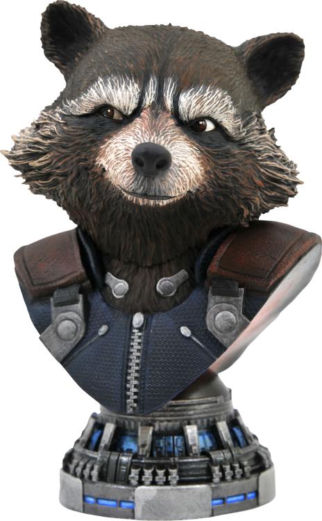 Avengers: Endgame Legends in 3D Rocket Raccoon 1/2 Scale Limited Edition Bust Gallery Image 3