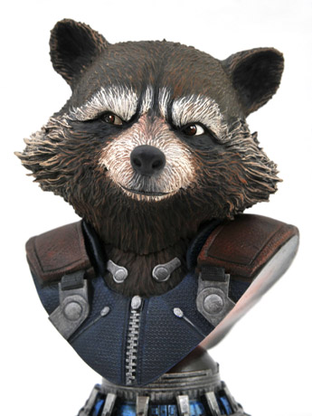 Avengers: Endgame Legends in 3D Rocket Raccoon 1/2 Scale Limited Edition Bust Gallery Image 2