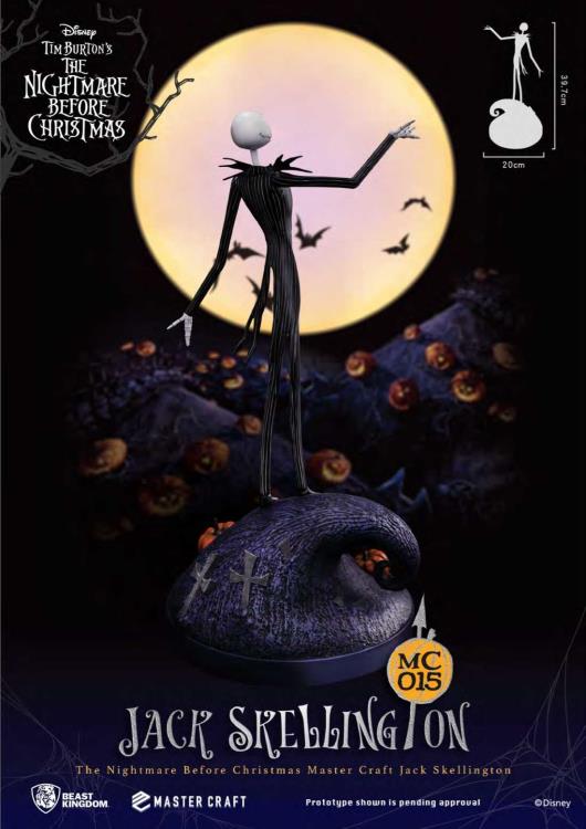 The Nightmare Before Christmas Master Craft MC-015 Jack Skellington PX Previews Exclusive Statue Gallery Image 8