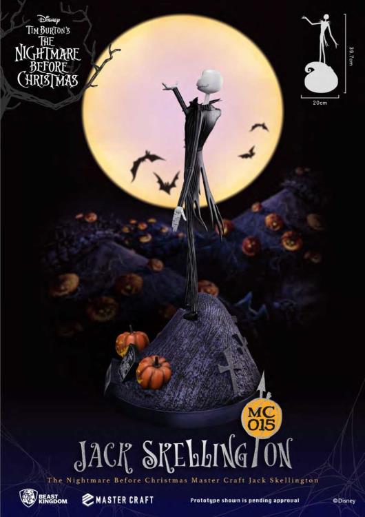 The Nightmare Before Christmas Master Craft MC-015 Jack Skellington PX Previews Exclusive Statue Gallery Image 5