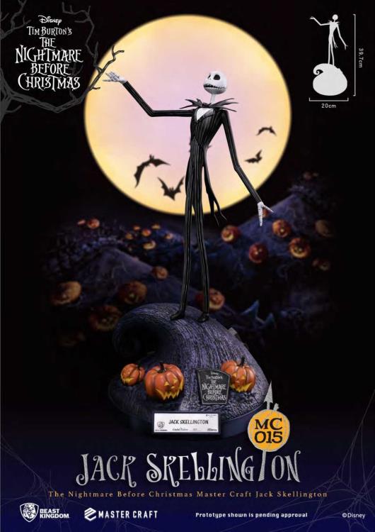 The Nightmare Before Christmas Master Craft MC-015 Jack Skellington PX Previews Exclusive Statue Gallery Image 3