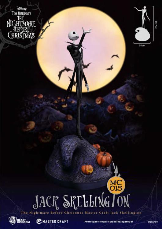 The Nightmare Before Christmas Master Craft MC-015 Jack Skellington PX Previews Exclusive Statue Gallery Image 6