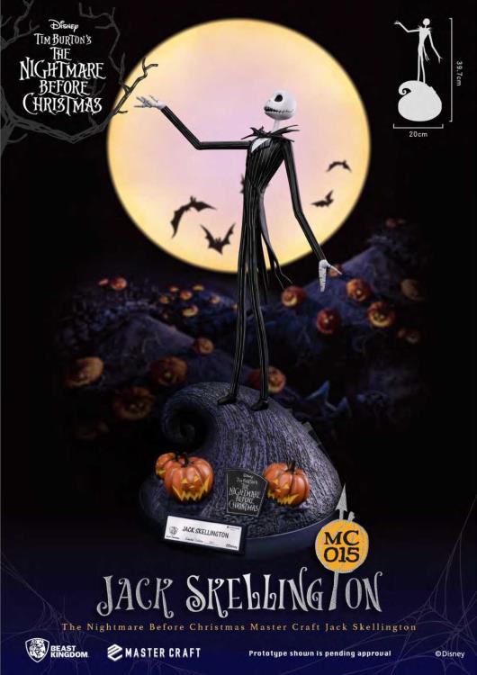 The Nightmare Before Christmas Master Craft MC-015 Jack Skellington PX Previews Exclusive Statue Gallery Image 4