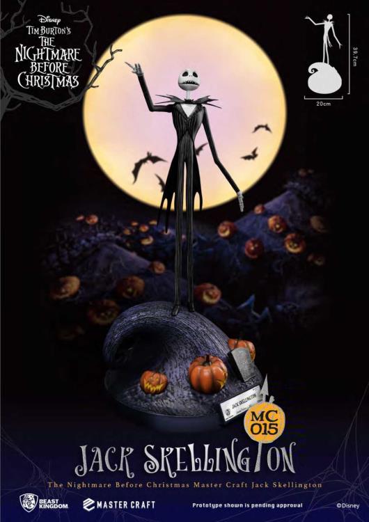 The Nightmare Before Christmas Master Craft MC-015 Jack Skellington PX Previews Exclusive Statue Gallery Image 7