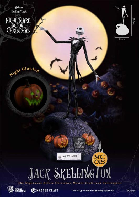 The Nightmare Before Christmas Master Craft MC-015 Jack Skellington PX Previews Exclusive Statue Gallery Image 13
