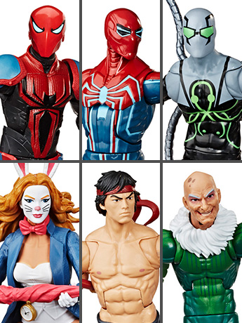 Spider-Man Marvel Legends Wave 11 Set of 6 Figures (Demogoblin BAF) Gallery Image 2