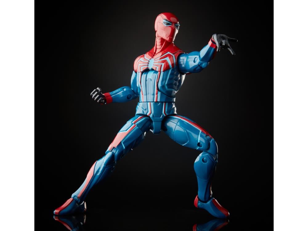 Spider-Man (2018 Video Game) Marvel Legends Velocity Suit Spider-Man (Demogoblin BAF) Gallery Image 4