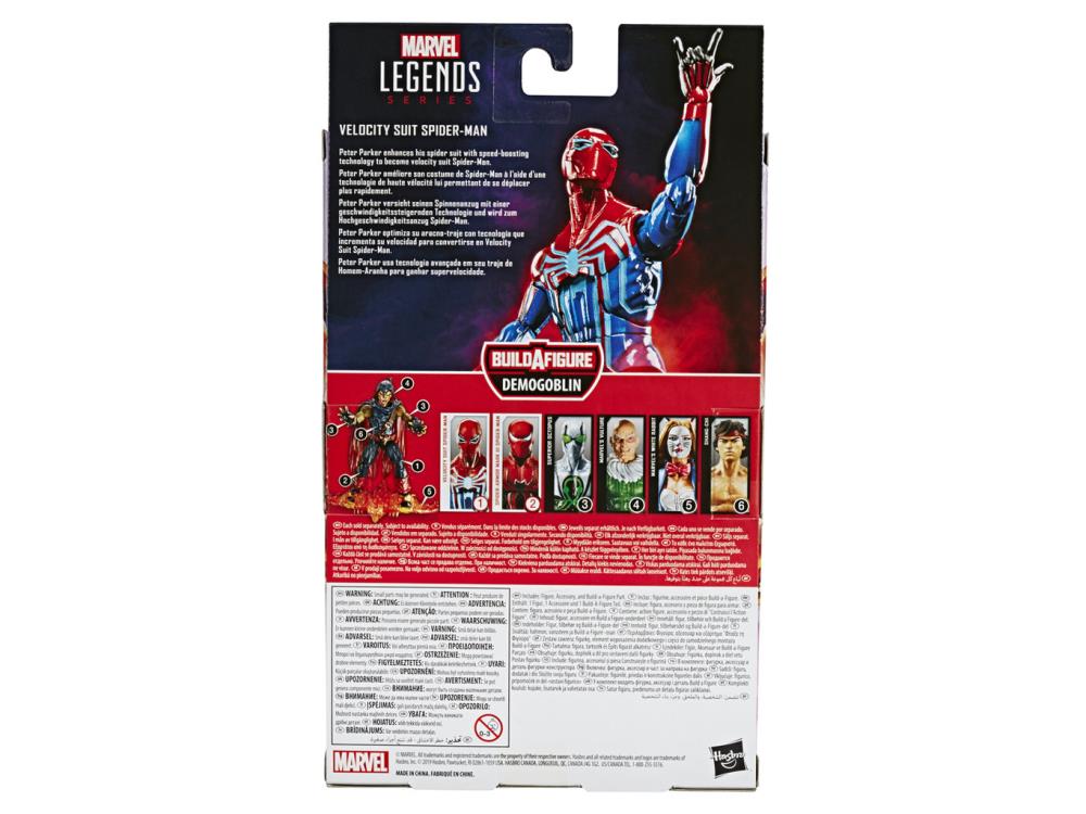 Spider-Man (2018 Video Game) Marvel Legends Velocity Suit Spider-Man (Demogoblin BAF) Gallery Image 11