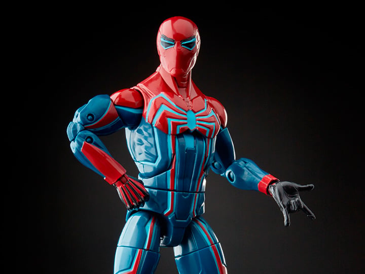 Spider-Man (2018 Video Game) Marvel Legends Velocity Suit Spider-Man (Demogoblin BAF) Gallery Image 1