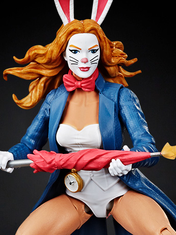 Spider-Man Marvel Legends Marvel's White Rabbit (Demogoblin BAF) Gallery Image 2