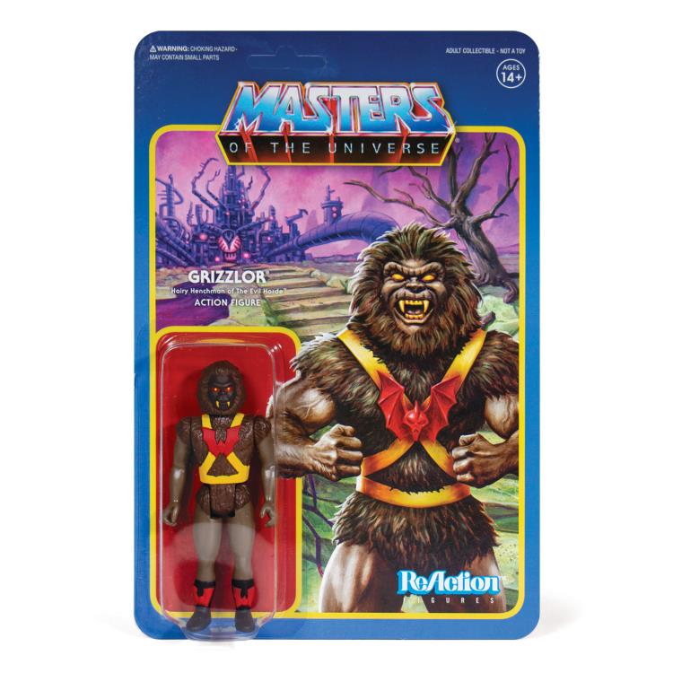 Masters of the Universe ReAction Grizzlor (Dark Variant) NYCC 2019 Exclusive Figure Gallery Image 4