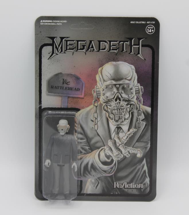 Megadeth Vic Rattlehead ReAction フィギュア Megadeth ReAction Vic Rattlehead (Black Metal) Figure