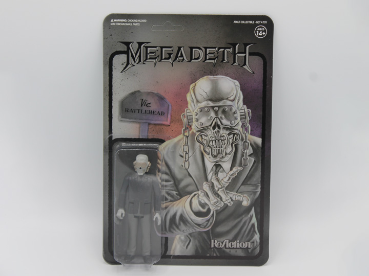 Megadeth Vic Rattlehead ReAction フィギュア Megadeth ReAction Vic Rattlehead (Black Metal) Figure