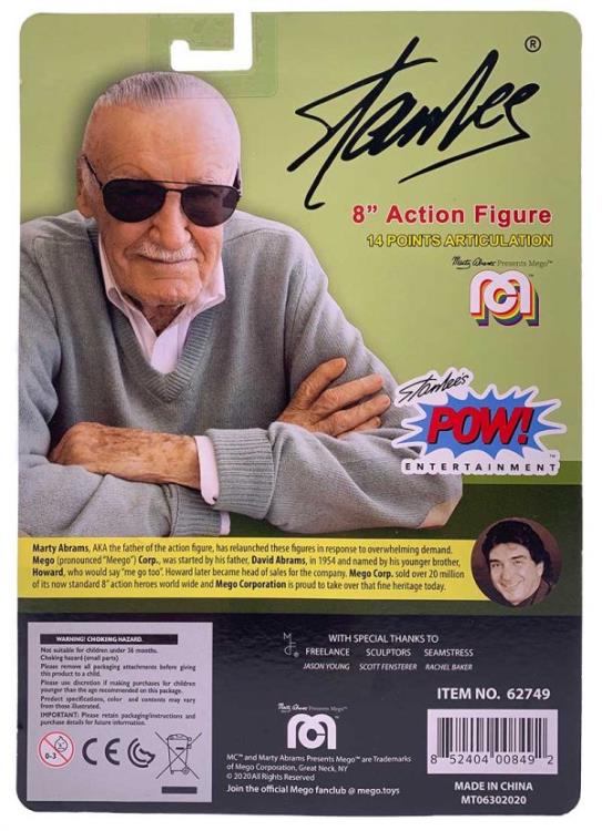 Stan Lee 8" Mego Figure Gallery Image 6